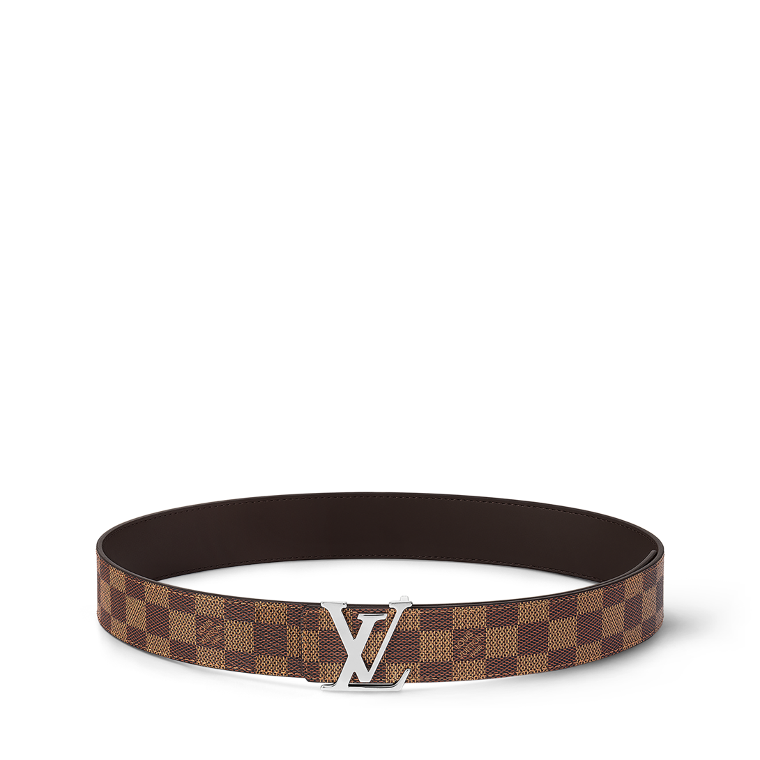 ベルト・LV イニシャル 40MM リバーシブル ダミエ・グラフィット｜ルイ